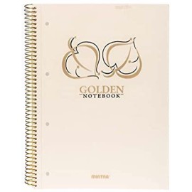 Golden & Silver Note Book A4 – 100 Sheets