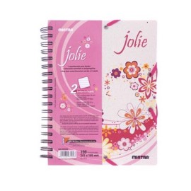 Jolie Spiral Notebook 2 Subjects | Mintra Jolie Spiral Notebook 2 Subjects | Mintra - Thumbnail 1