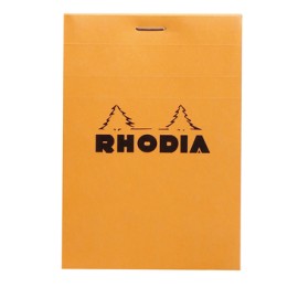 Rhodia Head Stapled Pad A7+ Squared Orange