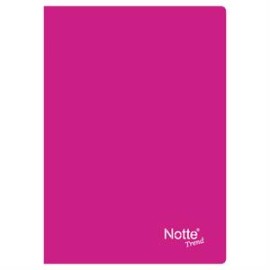Notte Plastic Cover Trend Lined Notebook A4 100 Sheets