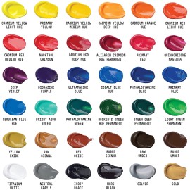 Acrylic Basic Colors set of  36 Pcs | liquitex 