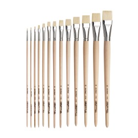 Da Vinci Bristle Brush White Flat Series 7179