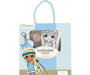 Avenue Mandarine 'Louloutes to Paint' Keyring Activity Set - Lou