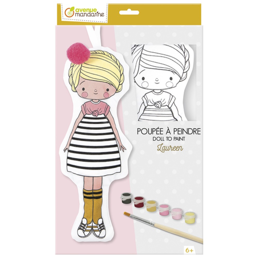 Doll to paint, Laureen