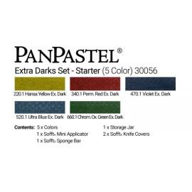 panpastel Starter Extra Dark kit | panPastel