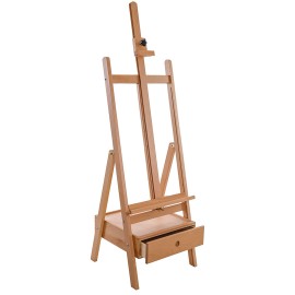 Easel with Artist Storage Drawer and Shelf