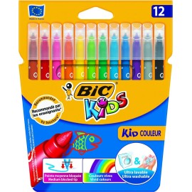 Bic Kids Colour Couleur Felt Tip Pens 12 pack washable