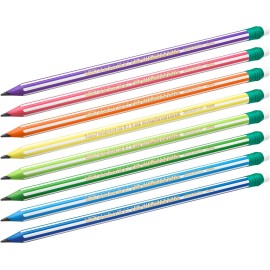 BIC Evolution HB Pencil with Eraser (Pack of 12 in Assorted Colours