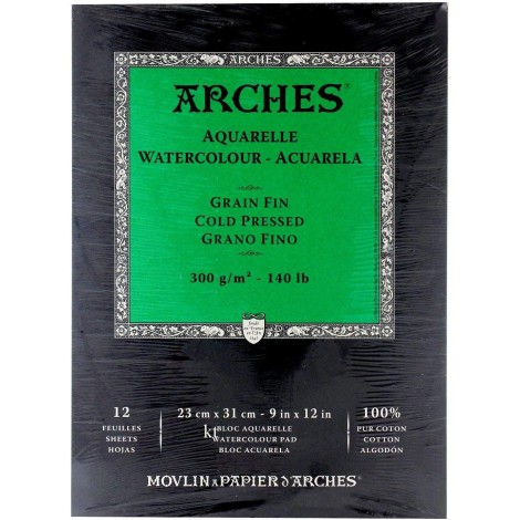 Arches Watercolor Pad - Cold Pressed A4 | Canson