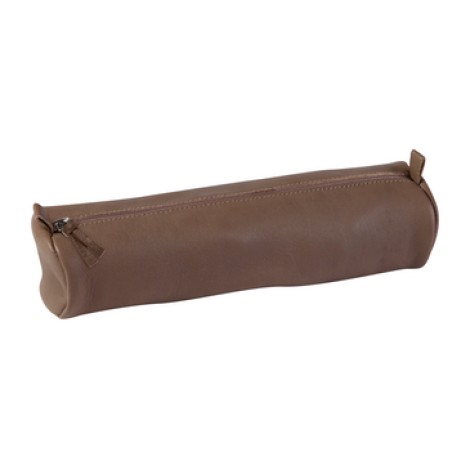 leather pencil cases dark brown | Clairefontaine