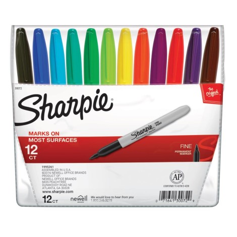 Permanent Markers set of 12| Sharpie