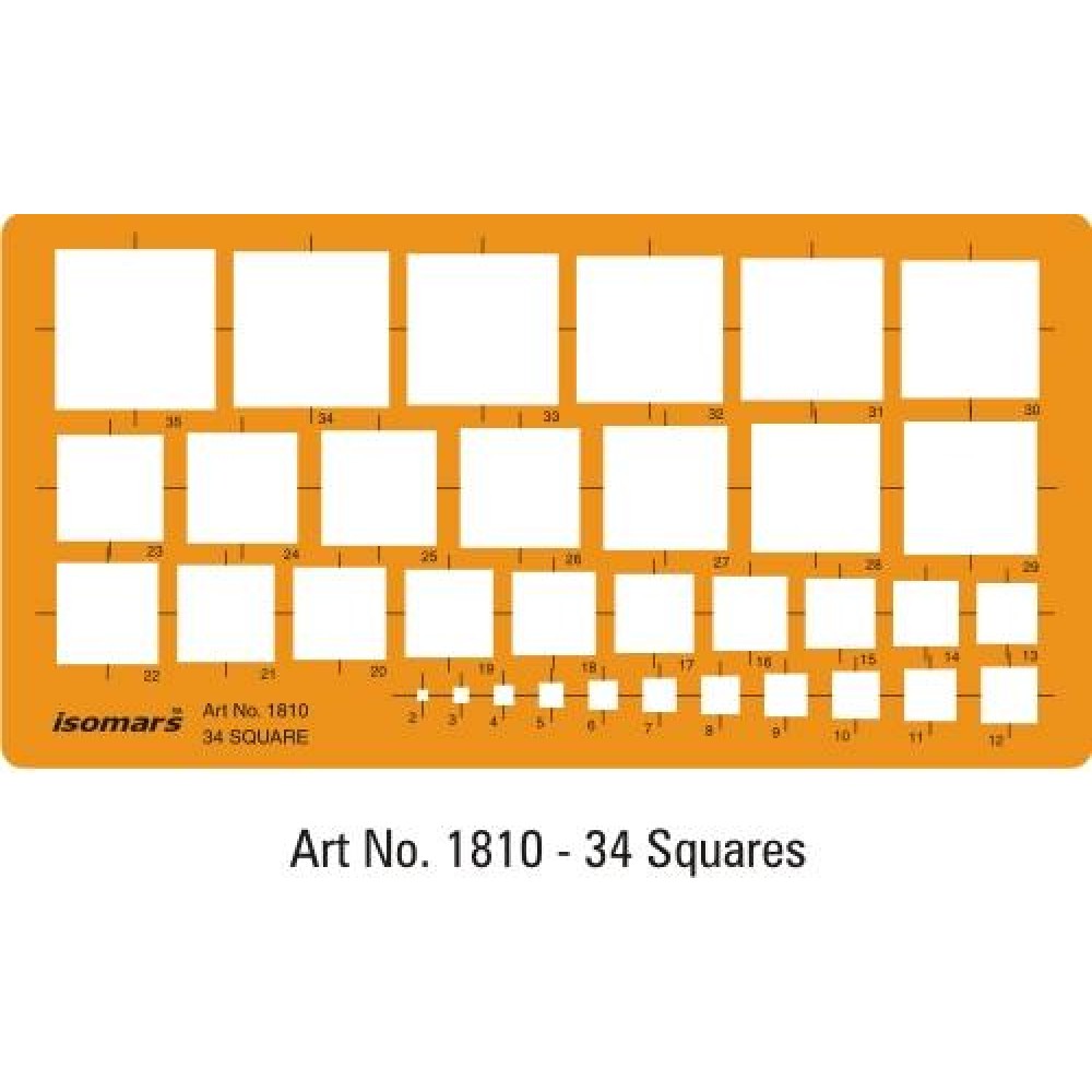 ISO SQUARE TEMPLATE 1810