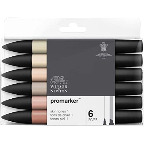 Promarker Skin Tones Set of 6 | Winsor & Newton 