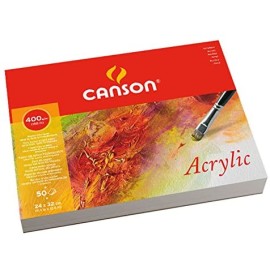 Canson Acrylic 400gsm Paper pad Including 50 Sheets