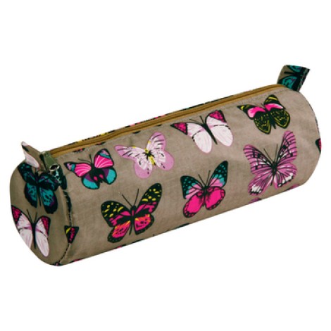 Oval Pencil case Butterfly | Clairefontaine