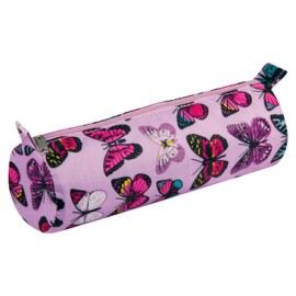 Pink Oval Pencil Case Butterfly | Clairefontaine
