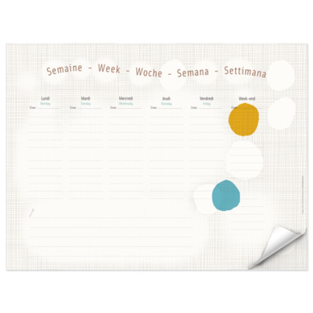 Week planner 30X40 cm |  Clairefontaine