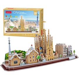 City Line Barcelona 3D Puzzle