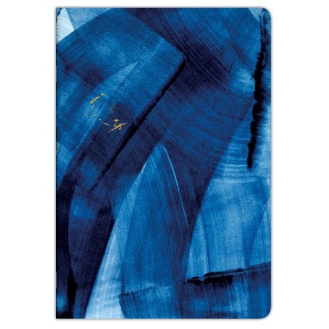 INDIGO by Clairefontaine ; A4 (21x29,7cm) staple-bound carnet, gloss cover, lined & magined