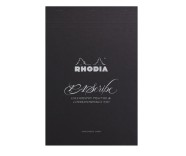  Block Calligraphy Rhodia Pascribe Black Carb'on A4