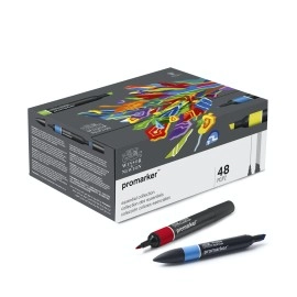 Promarker Set Of 48 | Winsor & Newton Promarker Set Of 48 | Winsor & Newton - Thumbnail 1