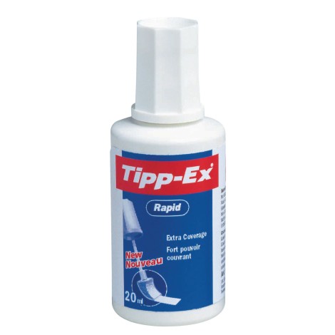 Tipp-Ex Rapid Correction Fluid With Foam Applicator 20Ml 