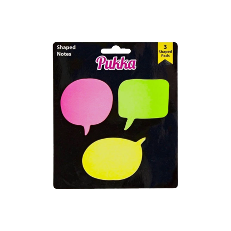 3 Shapes Sticky Notes | Pukka