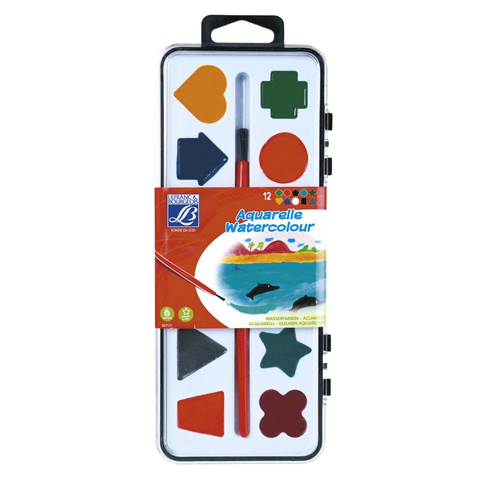 Fun Watercolor Kit Of 13 | Lefranc & Bourgeois - Product Image