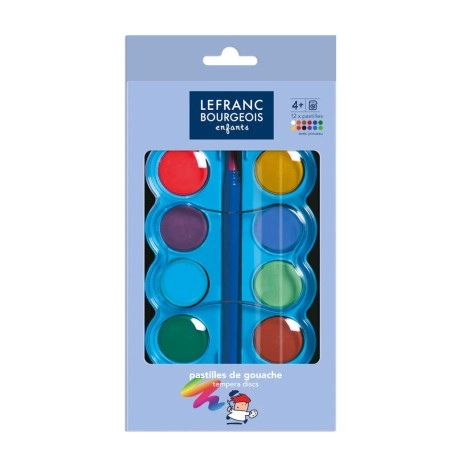 Gouache Tempera Block Set Of 12 | Lefranc & Bourgeois