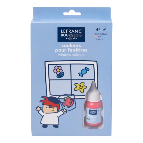 Window Paint Classic Set of 4x35ml | Lefranc & Bourgeois