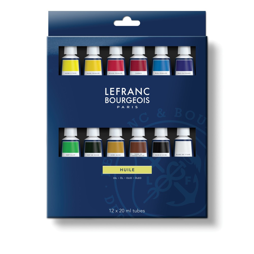 Oil Color Set of 12x20ml | Lefranc & Bourgeois