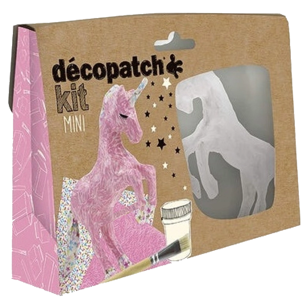 Unicorn Mini Kit Paper Mache | Decopatch - Product Image