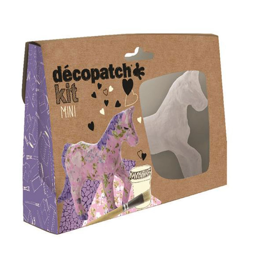 Horse Mini Kit Paper Mache | Decopatch - Product Image