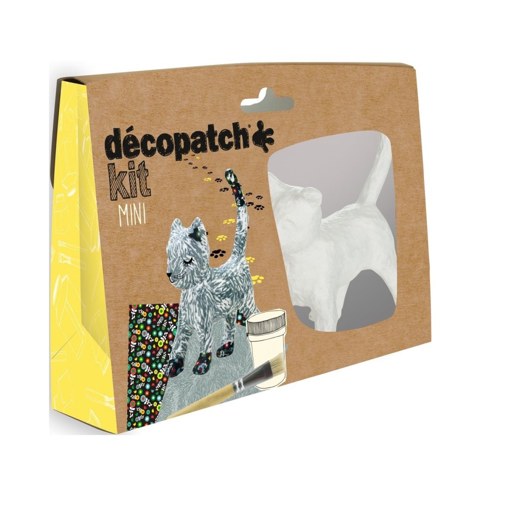 Cat Mini Kit Paper Mache | decopatch