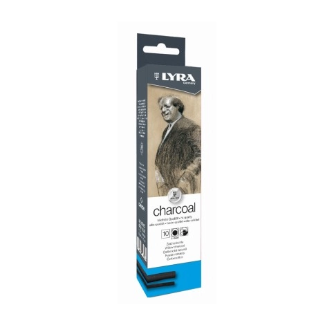 Natural Charcoal Pencils Assorted 10pcs| Lyra