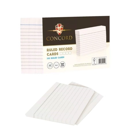 Ruled card 160 gsm| Concord