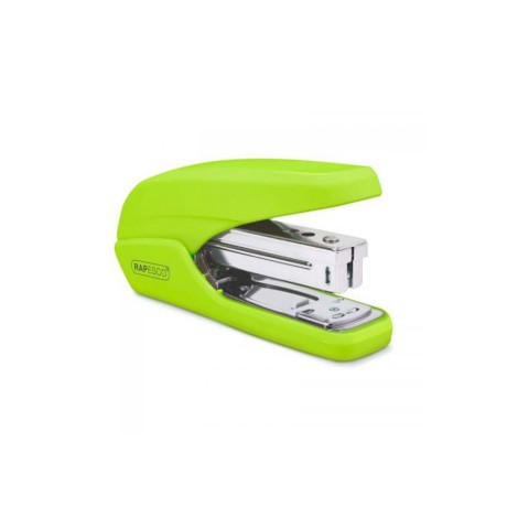 Stapler Plastic Less Effort Green | Rapesco
