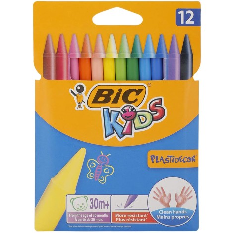 Kids Coloring Crayons set of 12 | bic