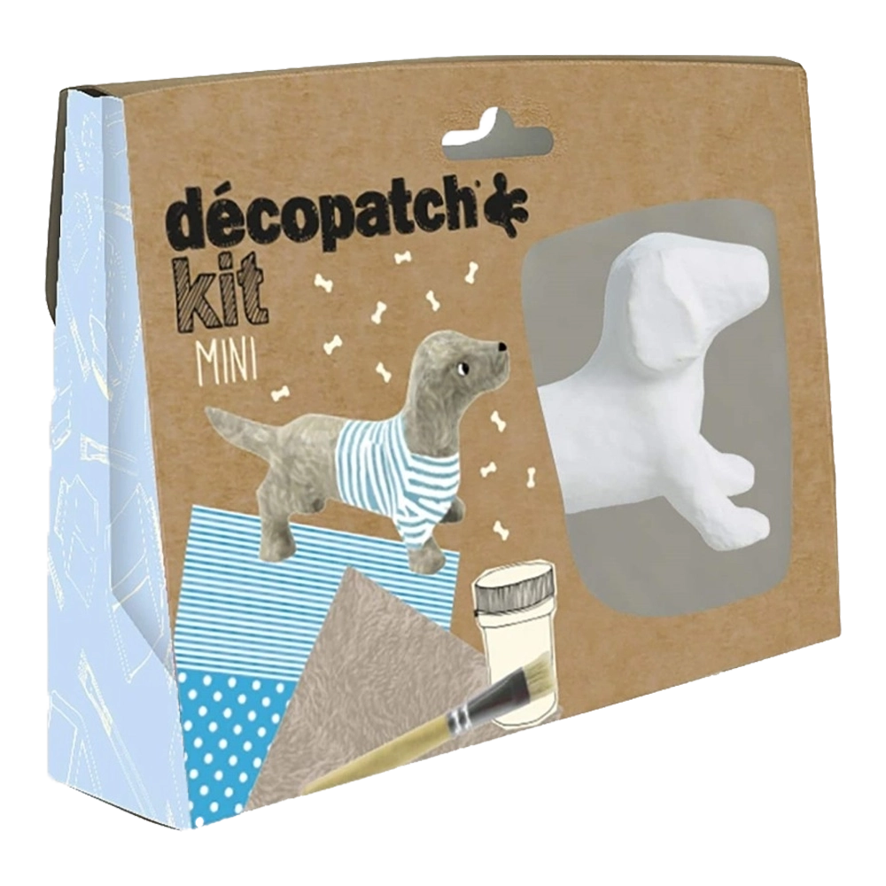 Dog Mini Kit Paper Mache | Decopatch - Product Image