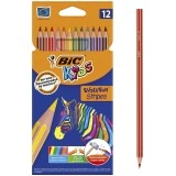 Kids Stripes Coloring Pencils 12pcs | BIC