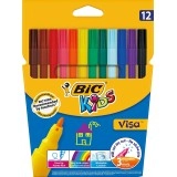 Kids Visa Felt Pens 12 Colors | BIC