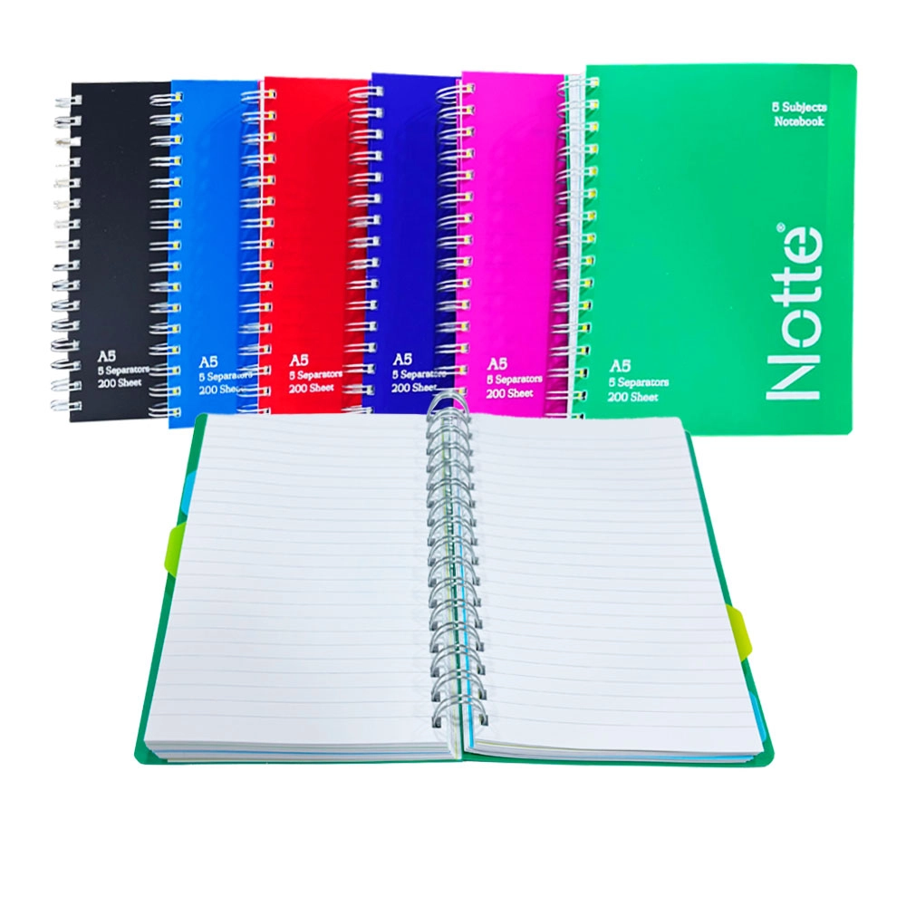 A5 Notebook 5 Subject | Notte