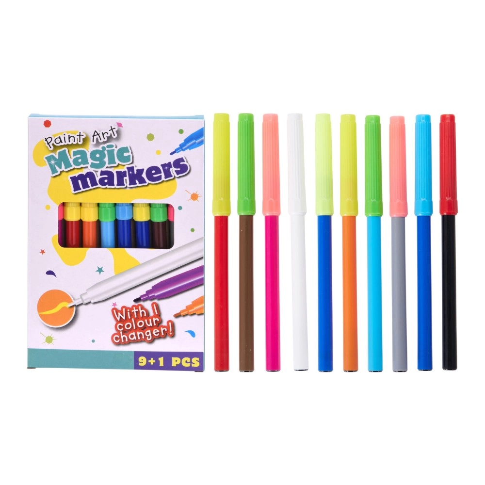Magic Felt Pens 10 Pieces | Koopman - Product Image