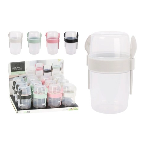 Salad Bowl with Cutlery 1100ml | Koopman