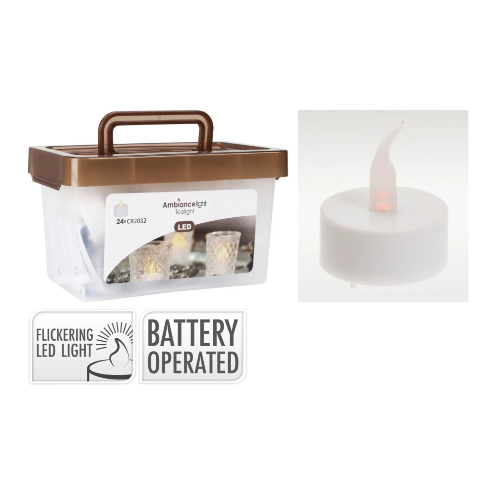LED Tealights Set of 24 | Koopman - Product Image