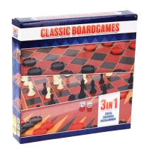 Chess, Checkers & Backgammon Set