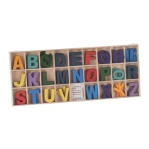 Wooden Alphabet Letters 130 Pieces | koopman