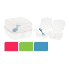 Clear Lunchbox 155×150×95mm | Koopman
