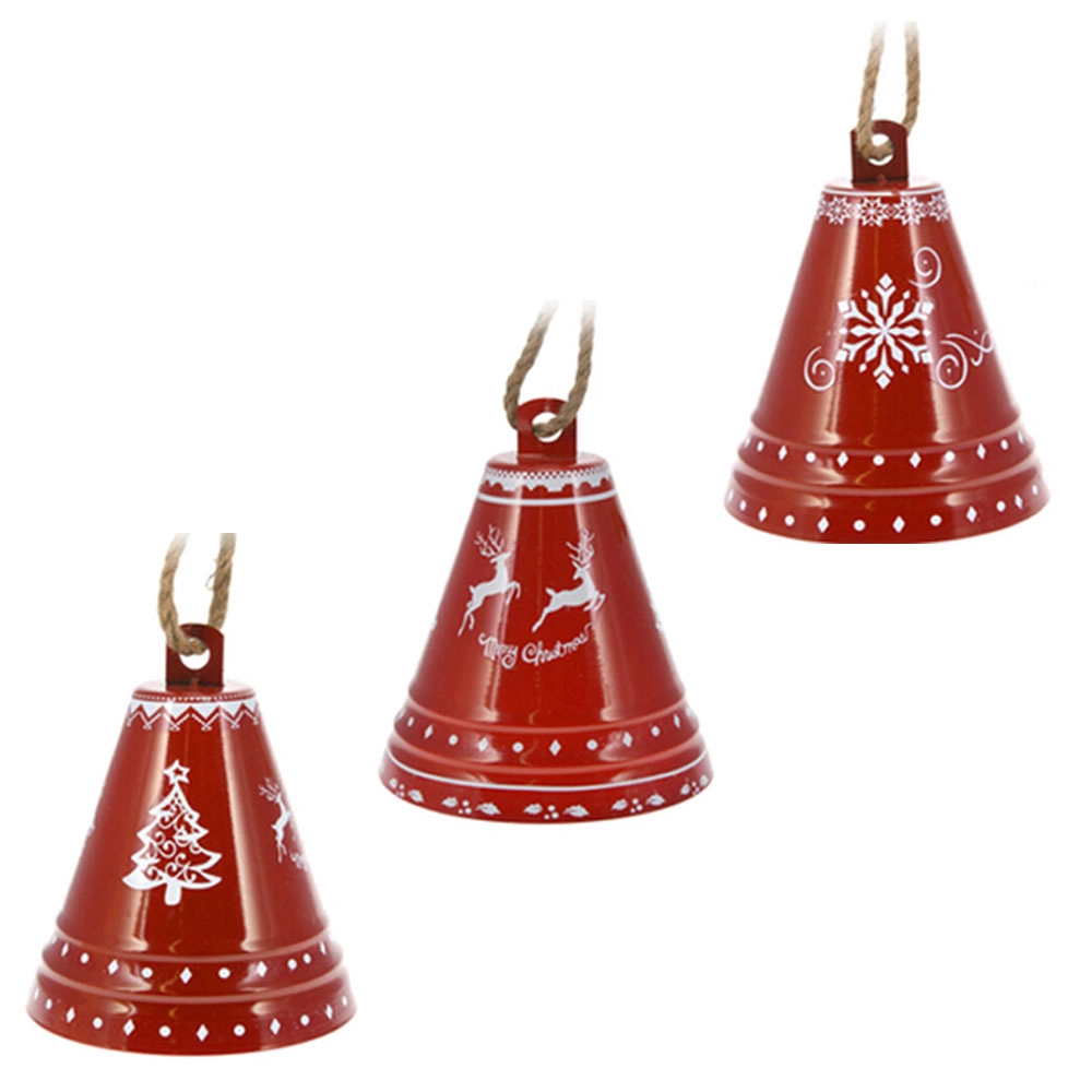 Rustic Bell with Jute Rope 19×23cm | Koopman - Product Image