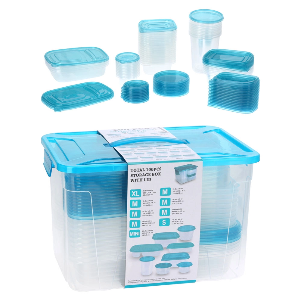 Storage Boxes Set 100pcs | Koopman